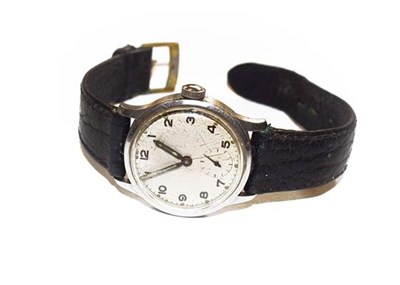 Lot 228 - A stainless steel ATP military wristwatch,...