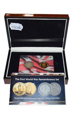 Lot 252 - A First World War Remembrance Set comprising...