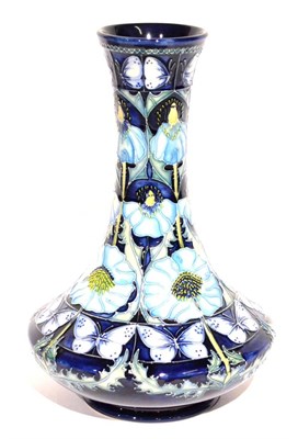 Lot 83 - A Modern Moorcroft Pavion Pattern Vase, designed by Rachel Bishop, numbered 3/200, impressed...