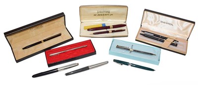 Lot 293 - A selection of pens by Sheaffer, Tiffany & Co.,...