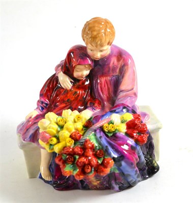 Lot 86 - A Doulton group ";The Flower Seller's Children"