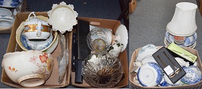 Lot 329 - Assorted ceramics, glass and metalware,...