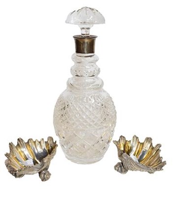 Lot 362 - A pair of Victorian silver plated shell salts,...