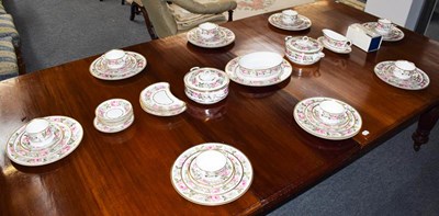 Lot 378 - A Royal Worcester part dinner service in Royal...