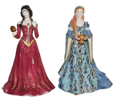 Lot 89 - Two Royal Worcester figures, 'The Chalice of...