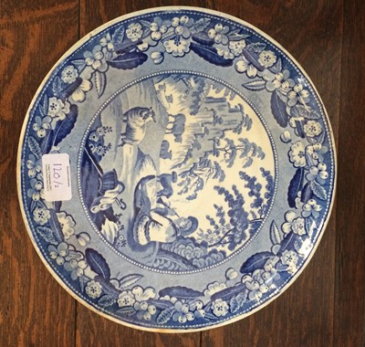 Lot 120 - A Spode Pearlware Indian Sporting Series...