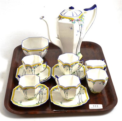 Lot 111 - A Shelley coffee set