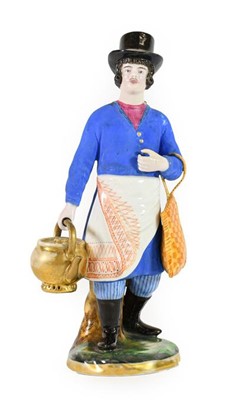 Lot 158 - A Gardner Porcelain Figure of a Sbiten Vendor,...