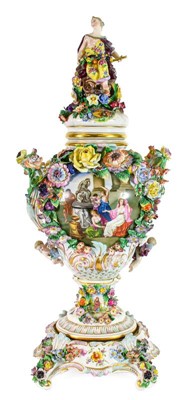 Lot 159 - A Carl Thieme, Potschappel Porcelain Flower...