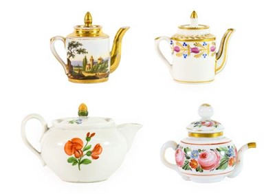 Lot 171 - A Meissen Porcelain Miniature Teapot and Cover,...