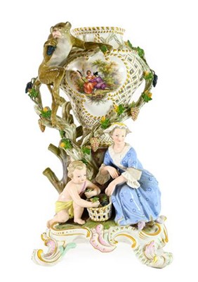 Lot 179 - An Outside-Decorated Meissen Porcelain Figural...