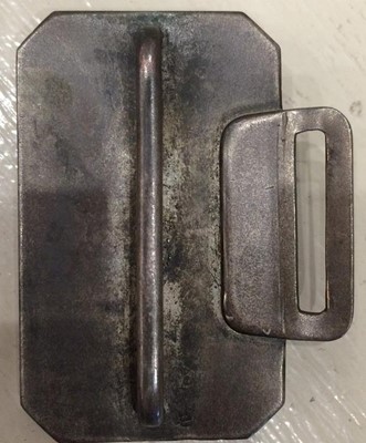 Lot 226 - A Japanese Mixed Metal Two-Part Belt Clasp,...