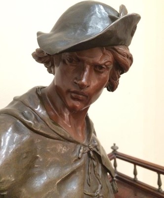Lot 230 - Emile Louis Picault (1833-1915): A Bronze Bust...