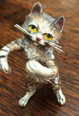 Lot 235 - An Austrian Cold Painted Bronze Cat Orchestra,...