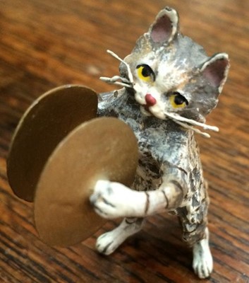 Lot 235 - An Austrian Cold Painted Bronze Cat Orchestra,...