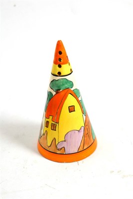 Lot 137 - A Clarice Cliff conical caster (a.f.)