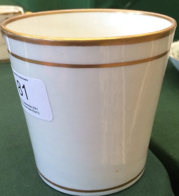 Lot 81 - An English Porcelain Beaker, possibly...