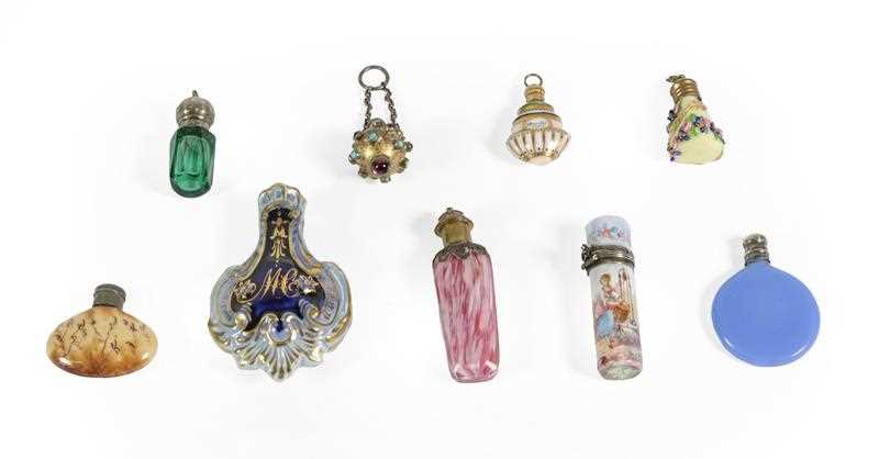 Lot 9 - A Collection of Nine Miniatures Scent-Bottles:...