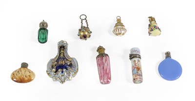 Lot 9 - A Collection of Nine Miniatures Scent-Bottles:...