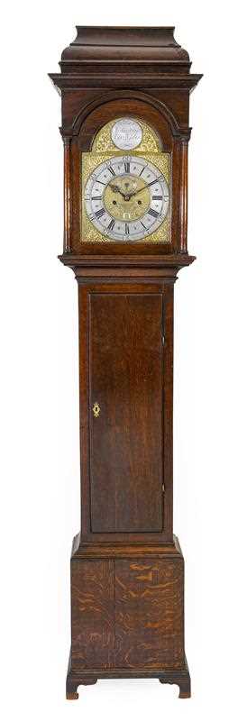 Lot 595 - An Oak Eight Day Longcase Clock, signed R...