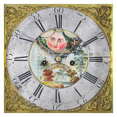Lot 596 - An Oak Eight Day Longcase Clock, signed Jno...