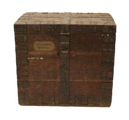 Lot 623 - A 19th Century Oak, Pine-Lined and Metal-Bound...