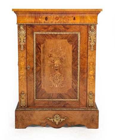 Lot 628 - A Victorian Figured Walnut and Marquetry...