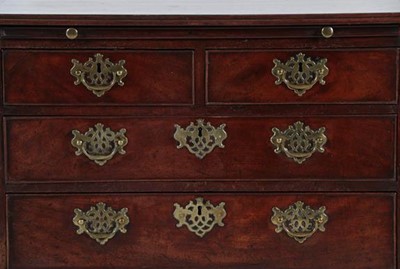 Lot 631 - A George III Mahogany Straight Front Chest of...