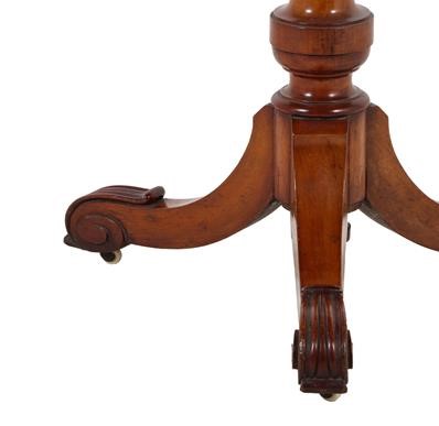 Lot 636 - A Victorian Mahogany Tripod Table, circa 1870,...