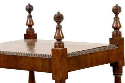 Lot 652 - A Victorian Three-Tier Rosewood Whatnot, in...