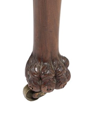 Lot 670 - A Late 19th Century Carved Mahogany Extending...