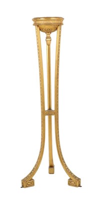 Lot 681 - A Regency Style Gilt and Gesso Plant Stand,...