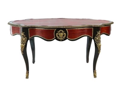 Lot 704 - A Louis XIV Style Ebonised and Gilt Metal...