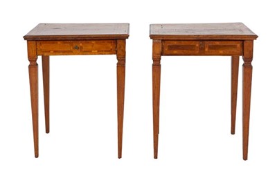 Lot 710 - A Pair of Late 18th Century Italian Walnut and...