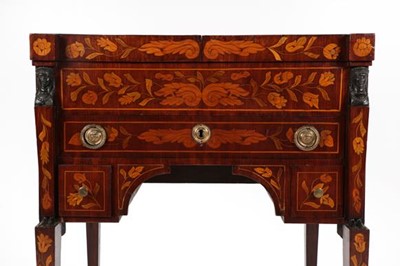 Lot 716 - A 19th Century Dutch Mahogany and Marquetry...