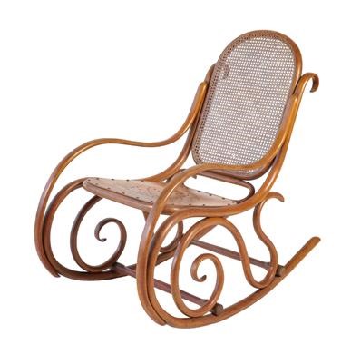 Lot 717 - Thonet: An Early 20th Century Bentwood Rocking...