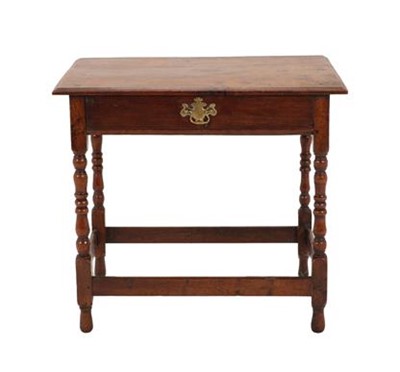 Lot 763 - An Early 18th Century Joined Oak Side Table,...
