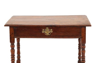 Lot 763 - An Early 18th Century Joined Oak Side Table,...