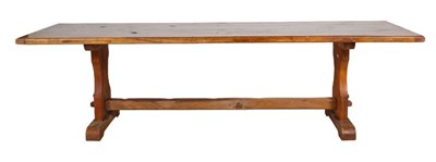 Lot 786 - {} A Chestnut Refectory Table, of plank...