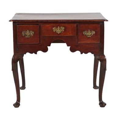 Lot 805 - A Mid 18th Century Oak Dressing Table, of...