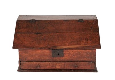Lot 819 - ^ An Early 18th Century Oak Table Box, the...