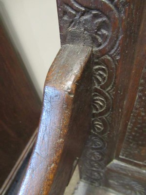 Lot 822 - ^ A Mid 17th Century Joined Oak Wainscot...