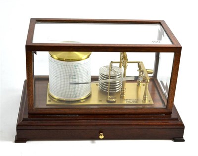 Lot 169 - A oak cased barograph, labelled Sewills, Liverpool