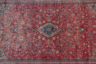 Lot 522 - Saroukh Carpet West Iran, circa 1960 The faded...