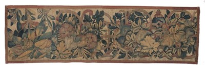 Lot 558 - Flemish Border Tapestry Fragment, 17th century...