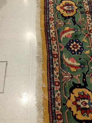 Lot 560 - Veramin Carpet Central Iran, modern The lemon...