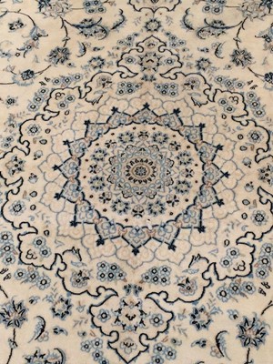 Lot 489 - Nain Carpet Central Iran, circa 1970 The cream...