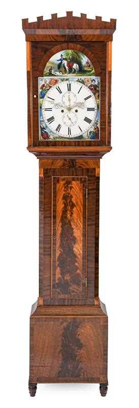 Lot 573 - A Scottish Mahogany Eight Day Longcase Clock,...