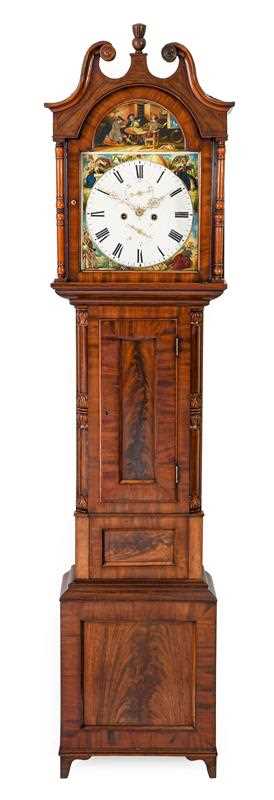 Lot 574 - A Scottish Mahogany Eight Day Longcase Clock,...