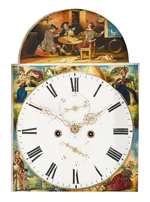 Lot 574 - A Scottish Mahogany Eight Day Longcase Clock,...